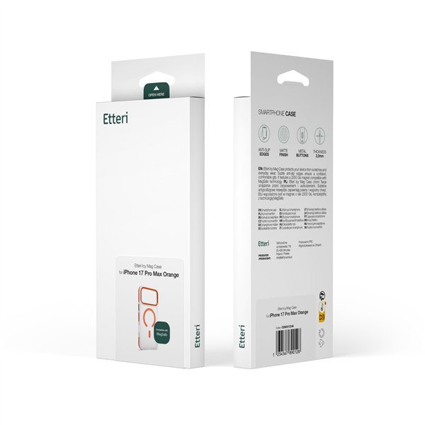 Etteri Icy Mag case for iPhone 14 Pro 6,1" blue