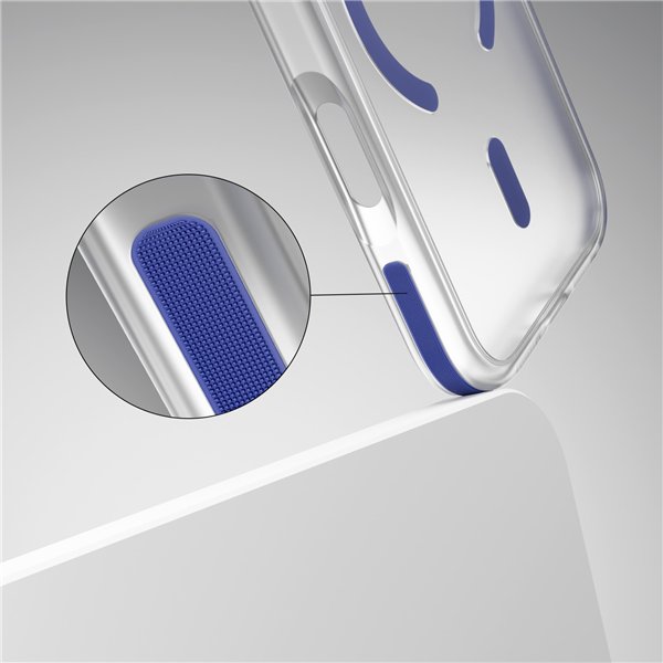Etteri Icy Mag case for iPhone 17 Pro blue