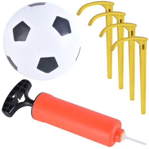 Jalkapallomaali + pallo + pumppu 23459