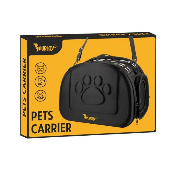 Carrier - bag for dog/cat - black