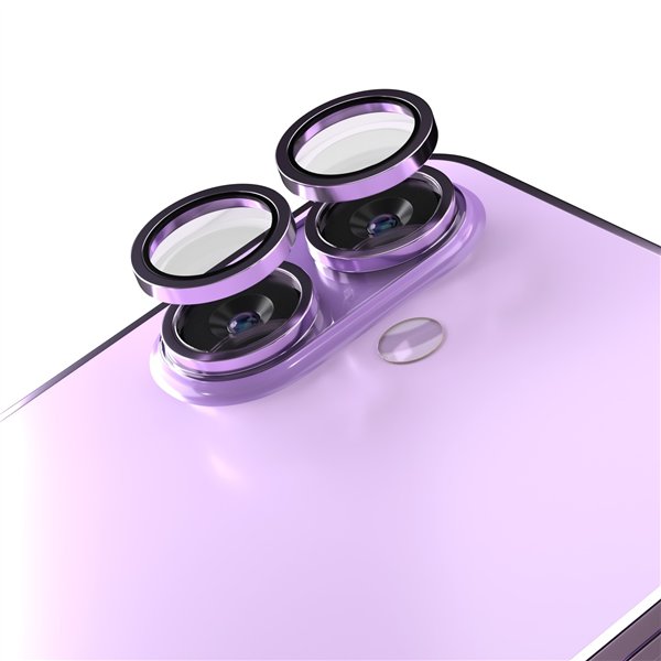 Etteri camera lens protector for iPhone 17 purple