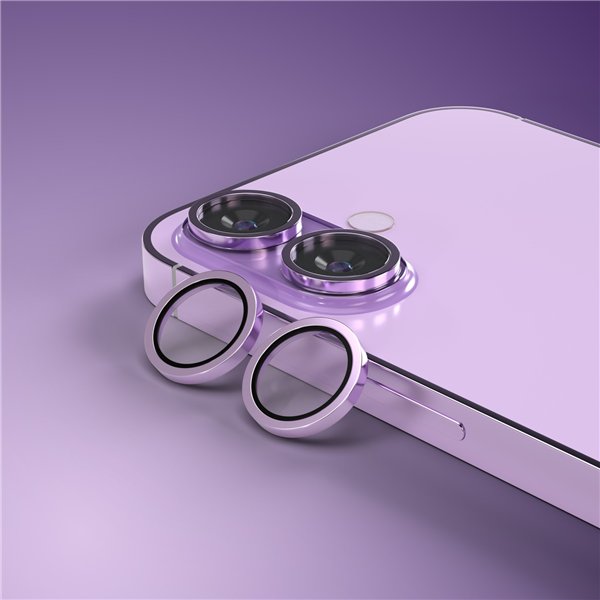 Etteri camera lens protector for iPhone 17 purple