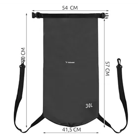 Veekindel kott 30L must 23568