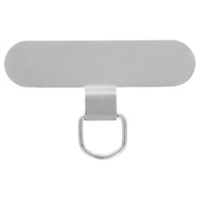 Phone insert metallic silver