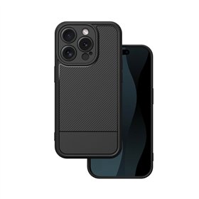 Simple Carbon case for iPhone 15 Pro 6,1&quot black