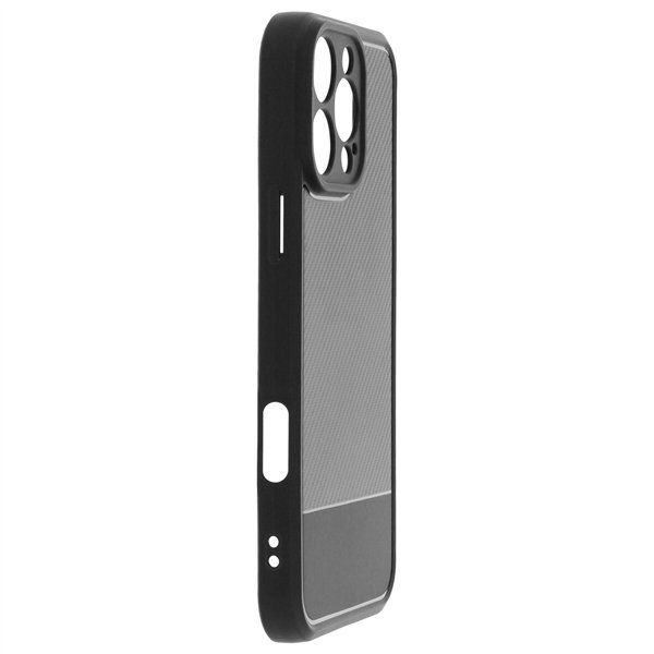 Simple Carbon case for iPhone 16 Pro 6,3&quot black