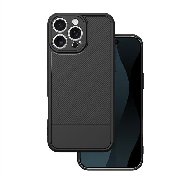 Simple Carbon case for iPhone 16 Pro Max 6,9&quot black