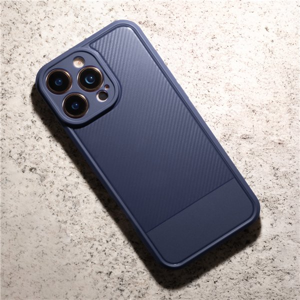 Simple Carbon case for iPhone 13 6,1&quot blue