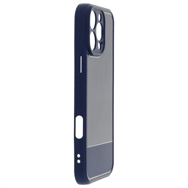 Simple Carbon case for iPhone 15 6,1&quot blue