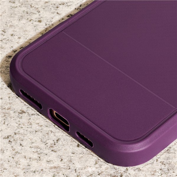 Simple Carbon case for iPhone 15 6,1" purple