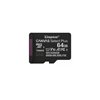 Kingston *microSD 64GB Canvas Select+ G3 100MB/s Adapt