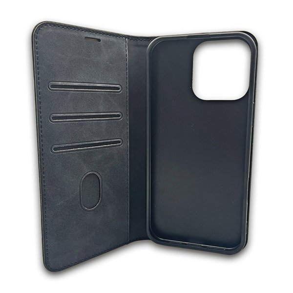 Smart Suede case for iPhone 14 6,1&quot black