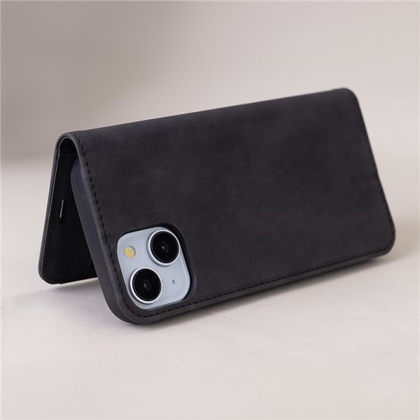 Smart Suede case for iPhone 14 6,1&quot black
