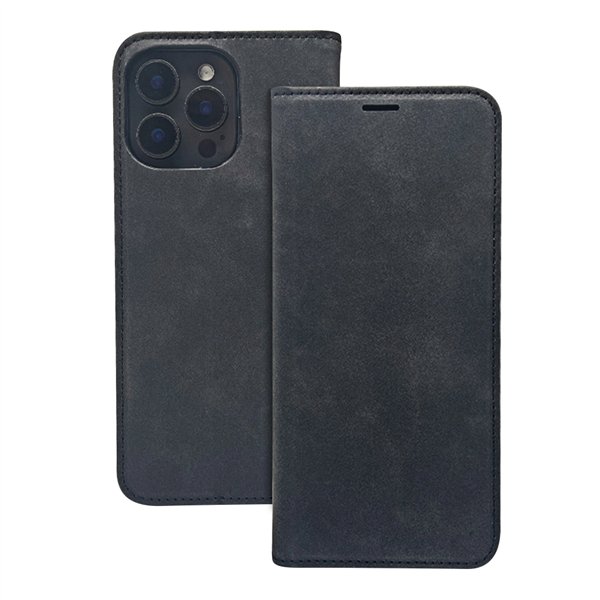 Smart Suede case for iPhone 15 6,1&quot black
