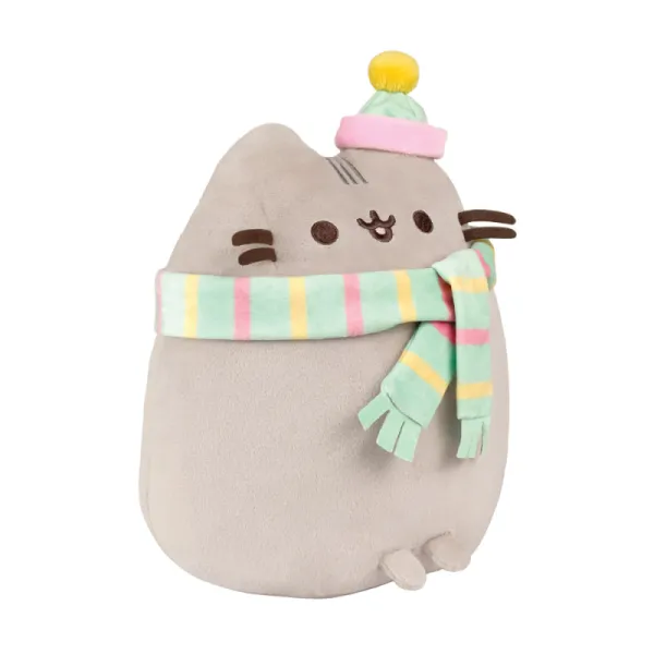 Pusheen - Plush mascot in a scarf and hat 24 cm