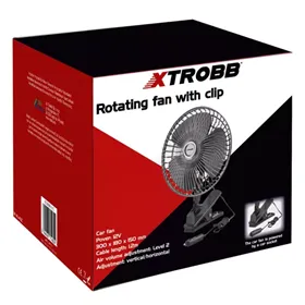 Xtrobb 23194 Rotary Fan with Clip