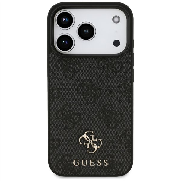 Guess 4G Small Classic Logo MagSafe case for iPhone 17 Pro black