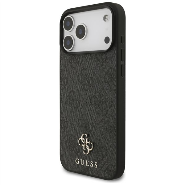 Guess 4G Small Classic Logo MagSafe case for iPhone 17 Pro Max black