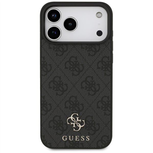 Guess 4G Small Classic Logo MagSafe case for iPhone 17 Pro Max black