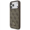 Guess 4G Small Classic Logo MagSafe case for iPhone 17 Pro Max brown