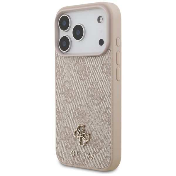 Guess 4G Small 4G and Classic MagSafe case for iPhone 17 Pro pink