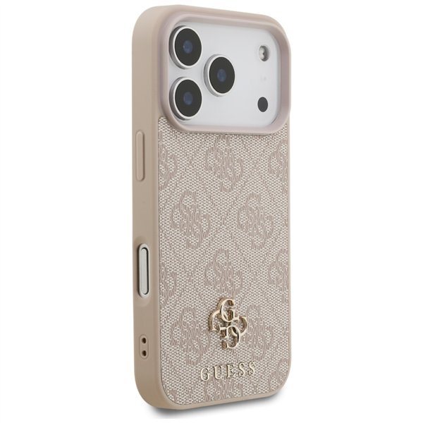 Guess 4G Small 4G and Classic MagSafe case for iPhone 17 Pro pink