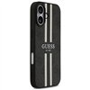 Guess 4G Printed Stripes MagSafe case for iPhone 17 black