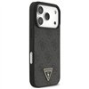 Guess 4G Strap Triangle Logo MagSafe case for iPhone 17 Pro black
