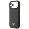 Guess 4G Strap Triangle Logo MagSafe case for iPhone 17 Pro Max black