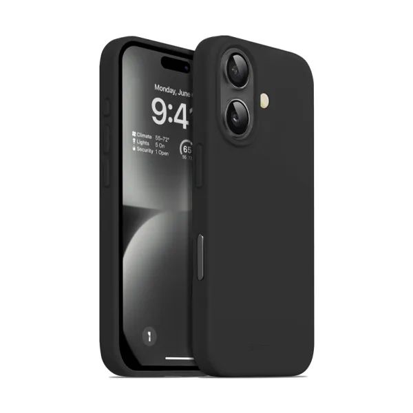 Crong Color Cover - iPhone 16 Case (Black)