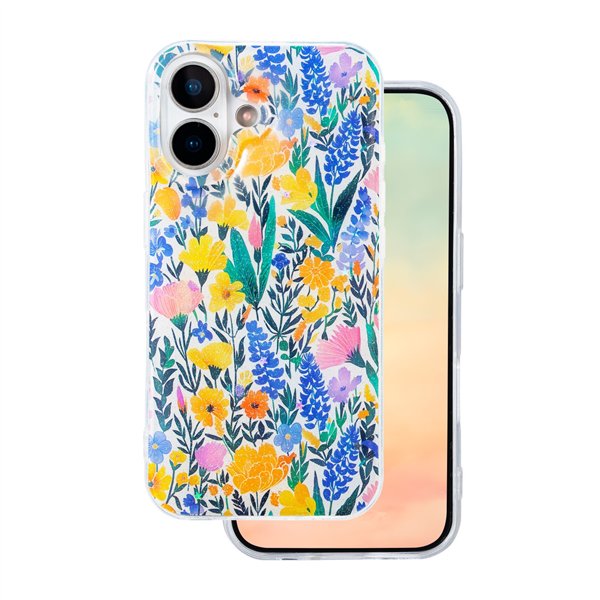 Glow Glam case for iPhone 15 Pro 6,1&quot white