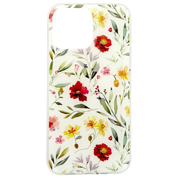 Glow Glam case for iPhone 16 Pro 6,3&quot white