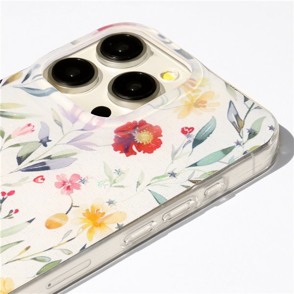 Glow Glam case for iPhone 16 Pro 6,3&quot white