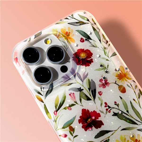 Glow Glam case for iPhone 16 Pro 6,3&quot white