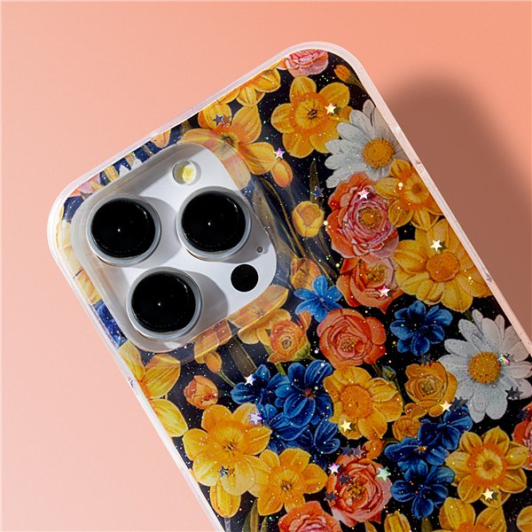 Glow Glam case for iPhone 15 6,1&quot orange