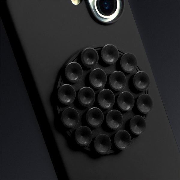 Silicone Stick case for iPhone 15 6,1&quot black