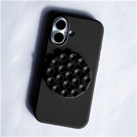 Silicone Stick case for iPhone 16 6,1&quot black