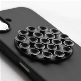 Silicone Stick case for iPhone 17 Pro 6,3&quot black