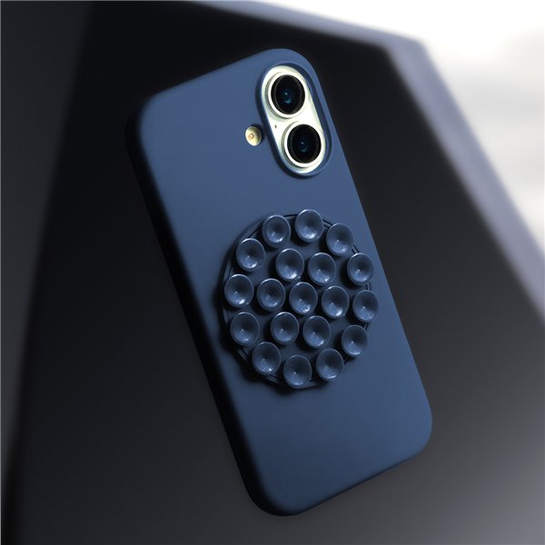 Silicone Stick case for iPhone 15 Pro 6,1&quot blue