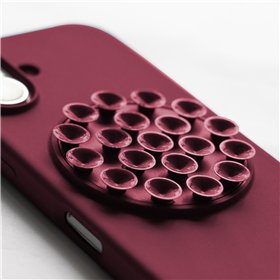 Silicone Stick case for iPhone 14 Pro 6,1&quot maroon