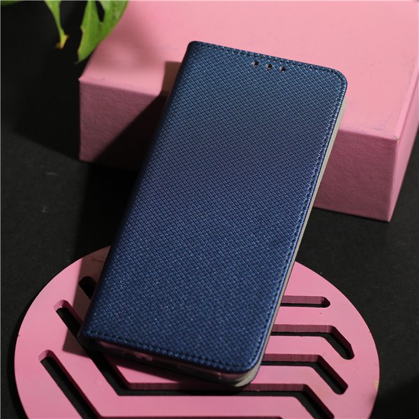 Smart Magnet case for Poco M7 Pro 5G navy blue
