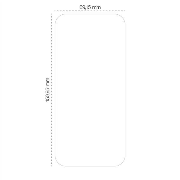 Etteri hybrid glass for iPhone 17 Air 6,5&quot