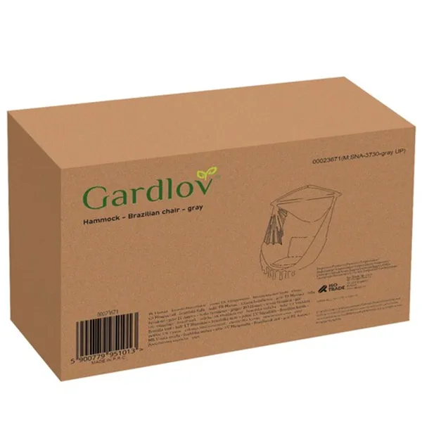 Riippumatto - brasilialainen nojatuoli harmaa Gardlov 23671