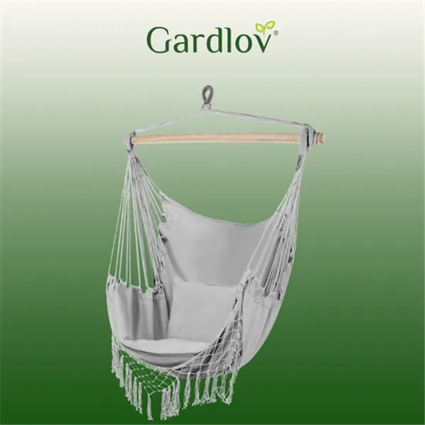 Riippumatto - brasilialainen nojatuoli harmaa Gardlov 23671