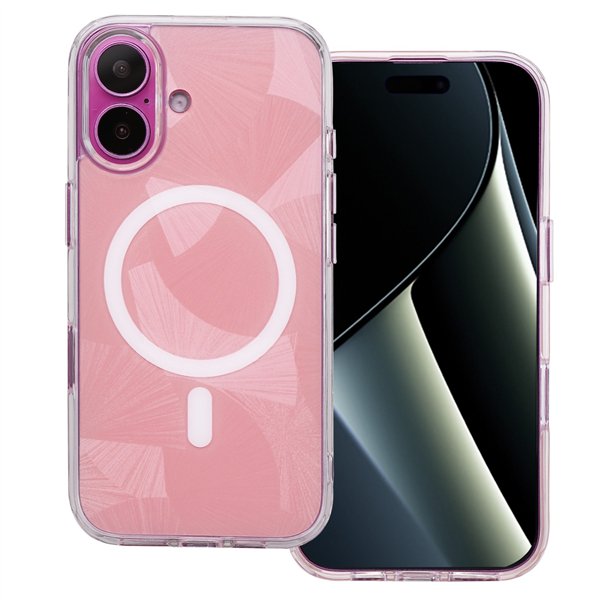 Flash Mag case for iPhone 16 6,1&quot pink