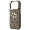 Guess case for iPhone 17 Pro HC 4G PU W/ BIG 4G CLASSIC LOGO GD brown