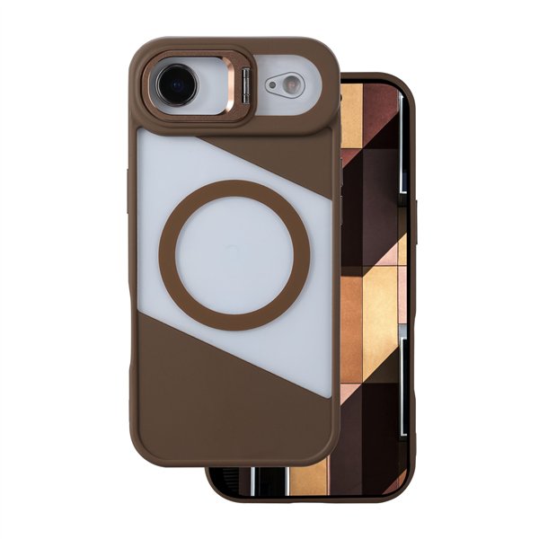 Fusion Mag case for iPhone 17 Air 6,6'' brown
