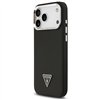 Guess Grained Triangle Logo MagSafe case for iPhone 17 Pro black