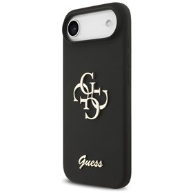 Guess Silicone Big 4G Script case for iPhone Air black