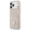 Guess 4G Double Card Triangle case for iPhone 17 Pro Max pink